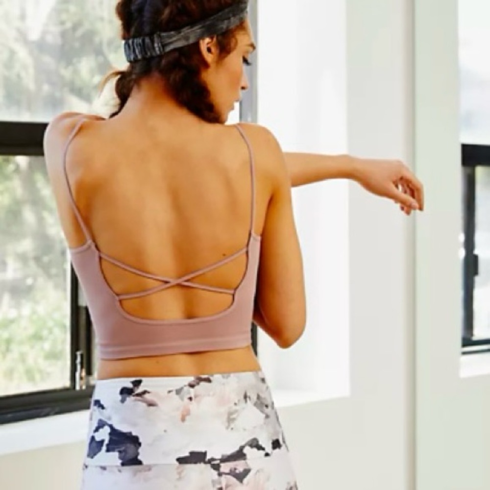 Free People Tighten Up Strappy Back Tank cindered umber